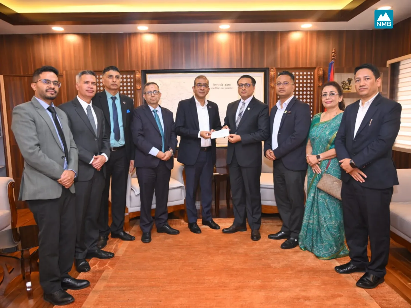 NMB Bank Contributes NPR 35.1 Million to Support Bhotekoshi Flood-Affected Communities